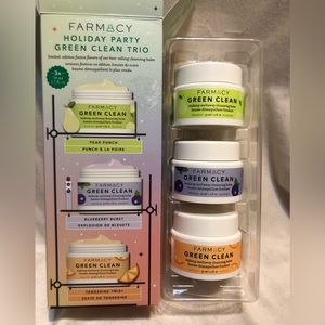 Farmacy Holiday Party Green Clean Trio Green Clean Cleansing Balm